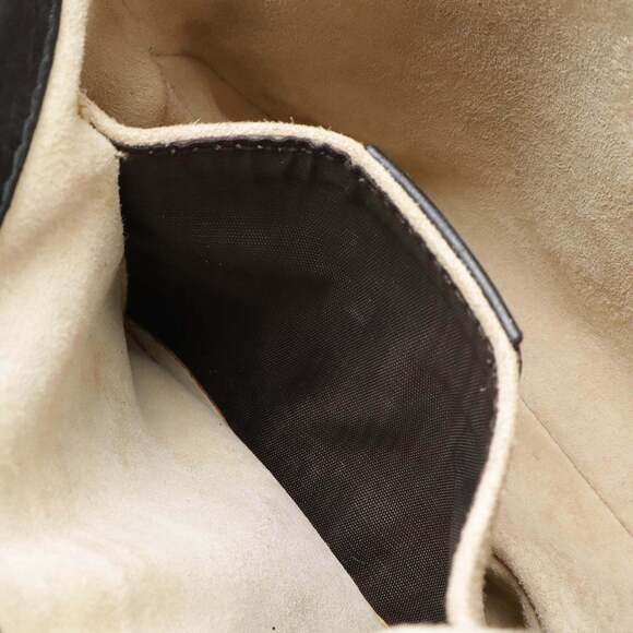 GUCCI Black Leather Pochette Shoulder Bag - Picture 7 of 7